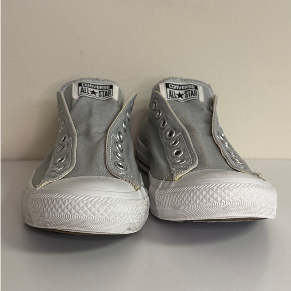Converse: Mens or Women's Gray Slip-On Sneakers, Size M8.5 / W10.5 - Picture 4 of 8